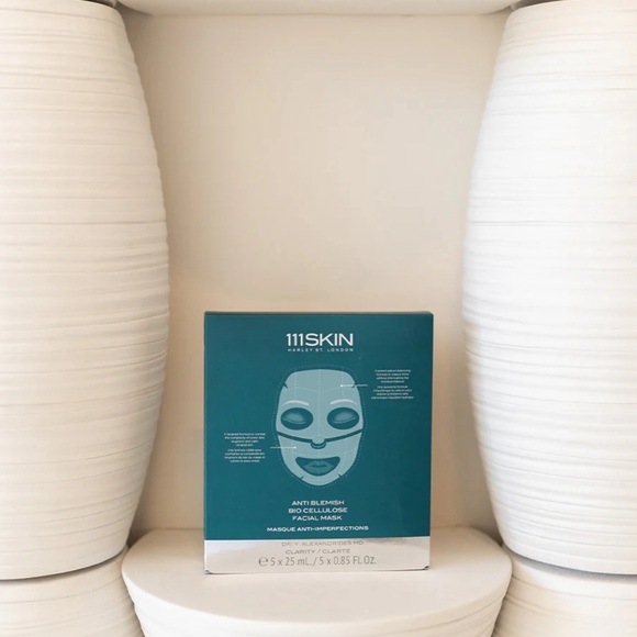 111Skin ANTI BLEMISH BIO CELLULOSE FACIAL MASK 5 MASKS - Picture 2 of 3